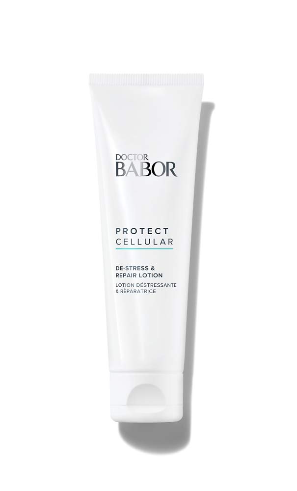 DOCTOR BABOR De-Stress & Repair Lotion, unterstützt die Hautregeneration nach dem Sonnenbad, schnell einziehend, kühlend, 1 x 150 ml