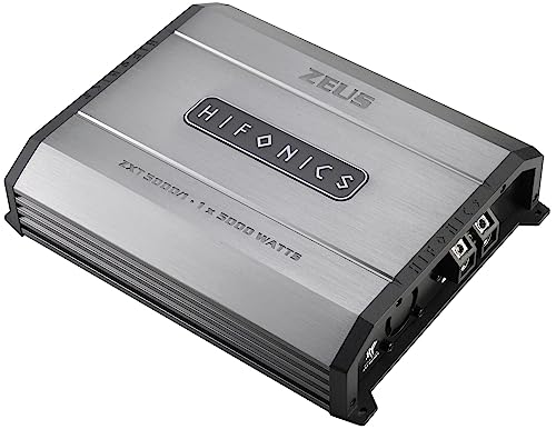 Hifonics ZXT5000/1 | Ultra Class D Mono Verstärker Monoblock mit 1 x 1800/3100/5000 Watt/RMS @ 4/2/1 O