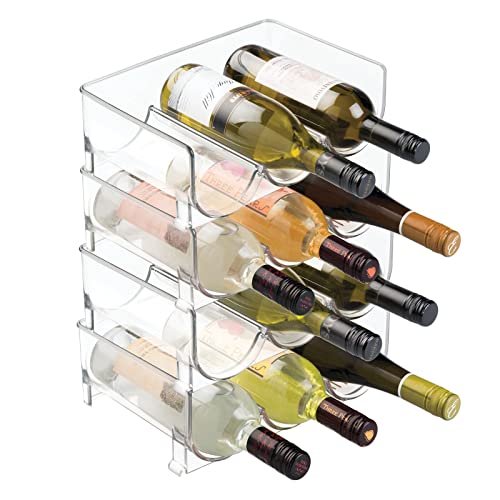mDesign Weinständer – Stapelbarer Flaschenhalter für Ihre Getränkeaufbewahrung in der Küche