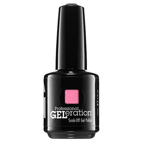 Jessica Cosmetics GELeration Soak Off Gel, Pink Shockwaves, 15 ml