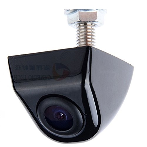 YMPA Rückfahrkamera Kamera Unterbau mit Gewinde Farbe schwarz mit 6 Meter Kabel für Monitor Auto KFZ PKW Wohnmobil Transporter klein vorne hinten Spiegelung 170 180 RFK-KUB170