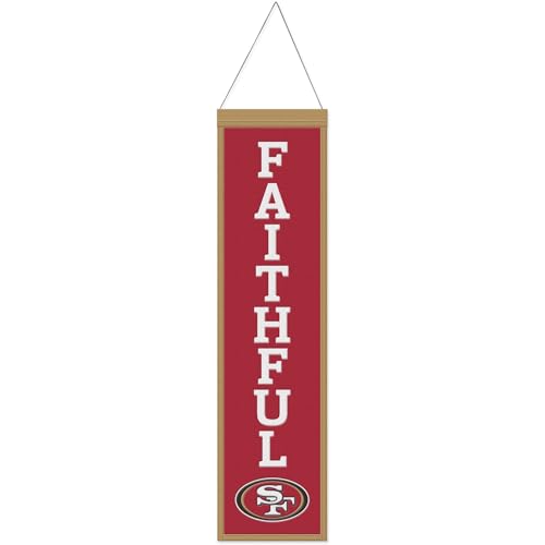 WinCraft San Francisco 49ers Slogan NFL Wool Banner 80x20cm