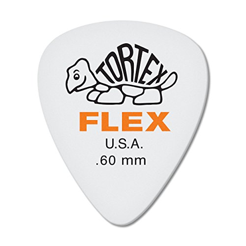 Dunlop Tortex Flex Standard .60mm Orange Guitar Pick-72 Pack (428R.60)