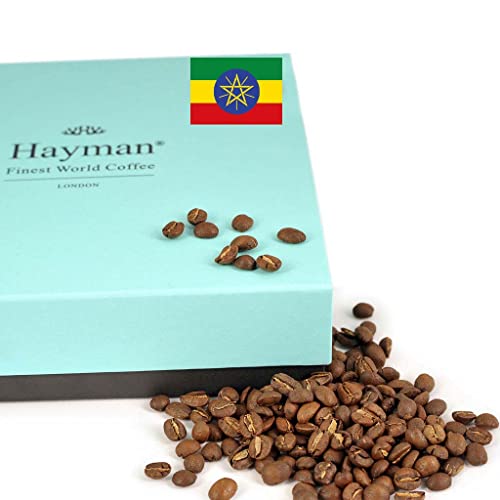 100% Yirgacheffe Kaffee aus Äthiopien - Geröstete Bohnen - Einer der besten Kaffees der Welt, frisch geröstet für Sie! (Schachtel mit 454g/16oz)