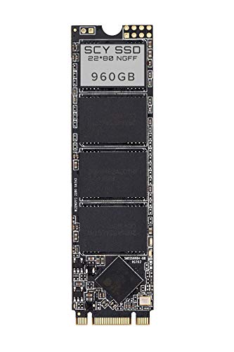 SCY 960GB 22 * 80 NGFF-SSD-SATA-NAND-Flash-Speicher für Desktop-Computer, Laptop und Mini-PC [SCY-2280-960GB]