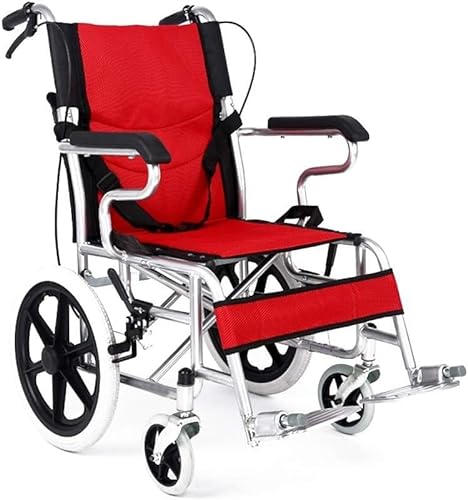 Rollstuhl Faltbar Leicht Reiserollstuhl, Rollstuhl Für Erwachsene Aus Aluminiumlegierung, Mit Zurückklappbaren Schreibtischarmen Und Tragbaren Handbrems Für Den Transport 3