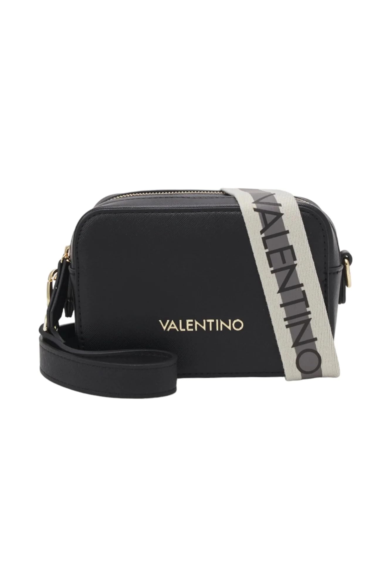 Valentino Damen Zero Re Handtasche, Schwarz