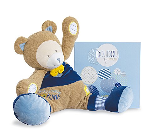 Doudou et Compagnie DC3125 Die Ptitous - Bear Bereich Pyjamas, blau