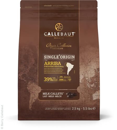 Callebaut Origin, Arriba 39% Milchschokoladenchips 2,5kg
