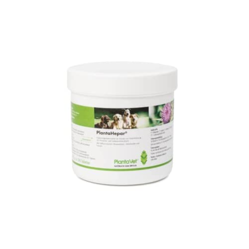 Plantavet PlantaHepar 800mg | 240 Tabletten | Ergänzungsfuttermittel für Kleintiere | Kann zur Unterstützung des Pankreas- und Leberstoffwechsels beitragen | Mit Süßholzwurzel