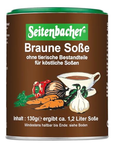 Seitenbacher Braune Sosse I vegan I glutenfrei I lactosefrei I schnell & einfach 6er Pack (6 x 130 g)