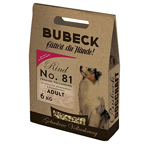 Bubeck Rindfleisch mit Vollkornweizen Adult No. 81, 1er Pack (1 x 6 kg)
