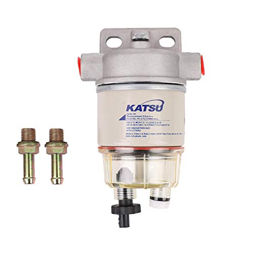 KATSU Diesel Kraftstofffilter Wasserabscheider kompatibel mit R12T, für Dieselmotoren, Marineboot, Schnellboot, Traktoren, elektrische Generatoren 482731