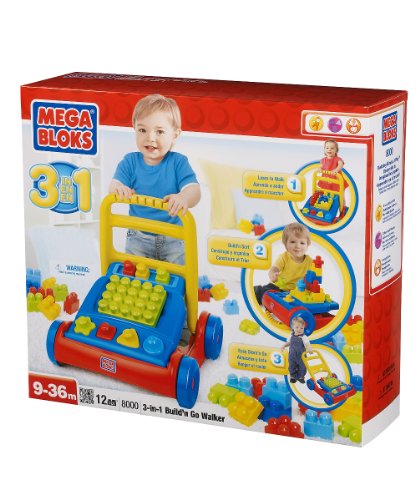 MEGA Bloks 8000 - Maxi 3 in 1 Spielund Laufwagen