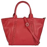 Samantha Look Shopper Echt Leder rot Damen - 021926