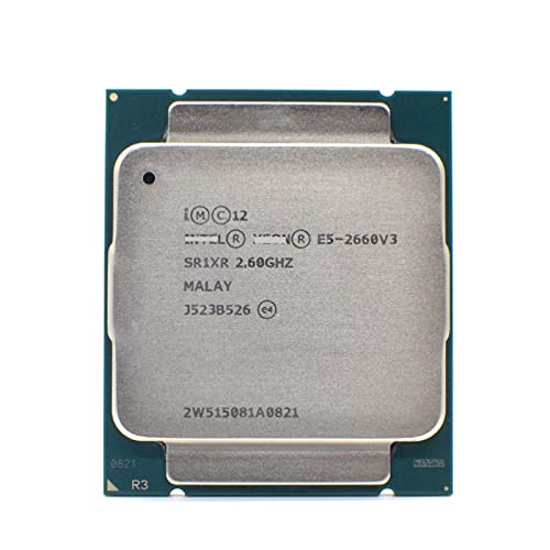 MovoLs CPU kompatibel mit Xeon E5 2660 V3 Prozessor SR1XR 2,6 GHz 10 Core 105 W Sockel LGA 2011-3 CPU E5 2660V3 Verbessern Sie die Laufgeschwindigkeit des Compute