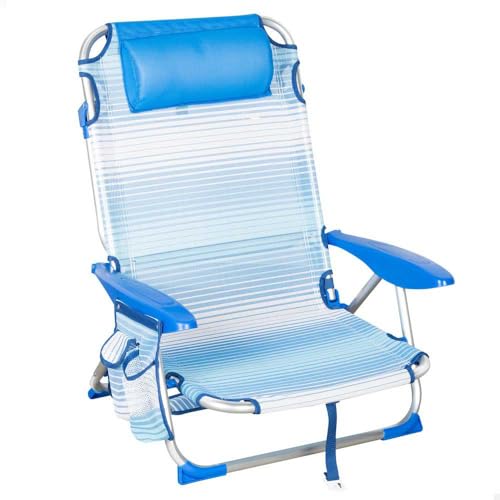 Aktive 62671 Low Folding Chair Multi-position Aluminium One Size