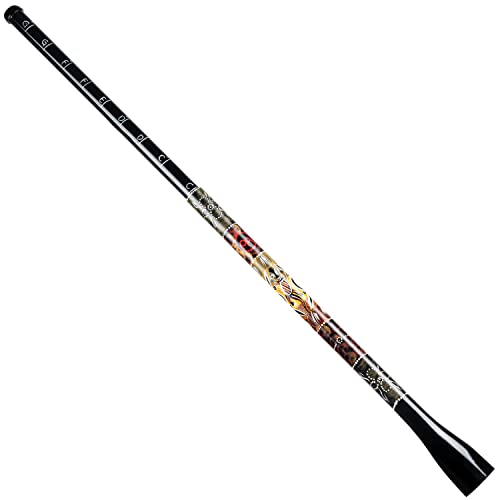 Meinl Percussion TSDDG1-BK Trombone Didgeridoo, 91,44 cm (36 Zoll) - 157,48 cm (62 Zoll) Größe, schwarz