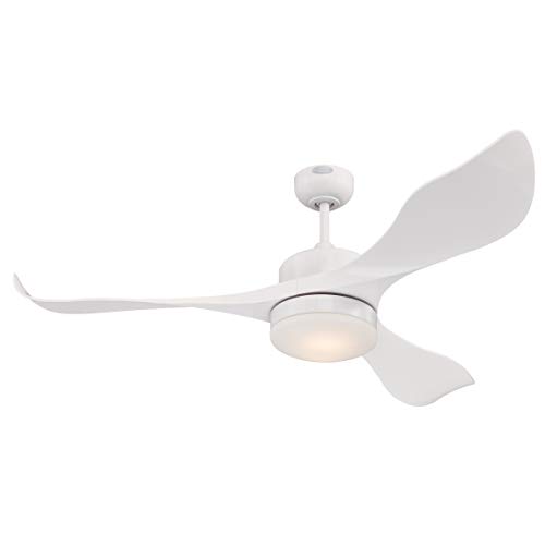 Westinghouse Lighting Pierre ceiling fan, white, 132 cm