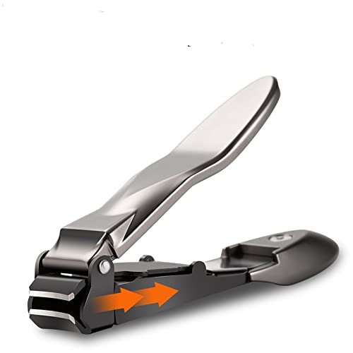 SUSOSU Nagelknipser Nagel-Clippers Anti-Spritzer-Abdeckung Pediküre-Maniküre-Werkzeuge Professionelle Edelstahl for dicke eingewachsene Zehen-Zehennagel
