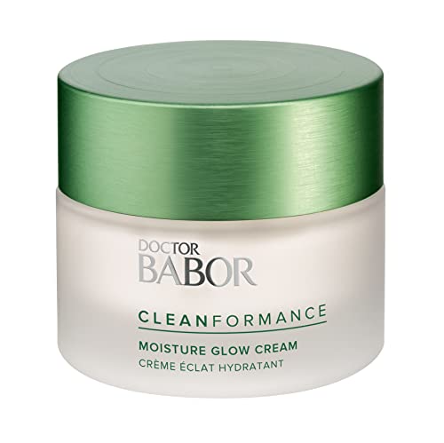DOCTOR BABOR CLEANFORMANCE Moisture Glow Day Cream, feuchtigkeitsspendend, mit nachhaltigem Baumrinden-Extrakt, 1 x 50 ml