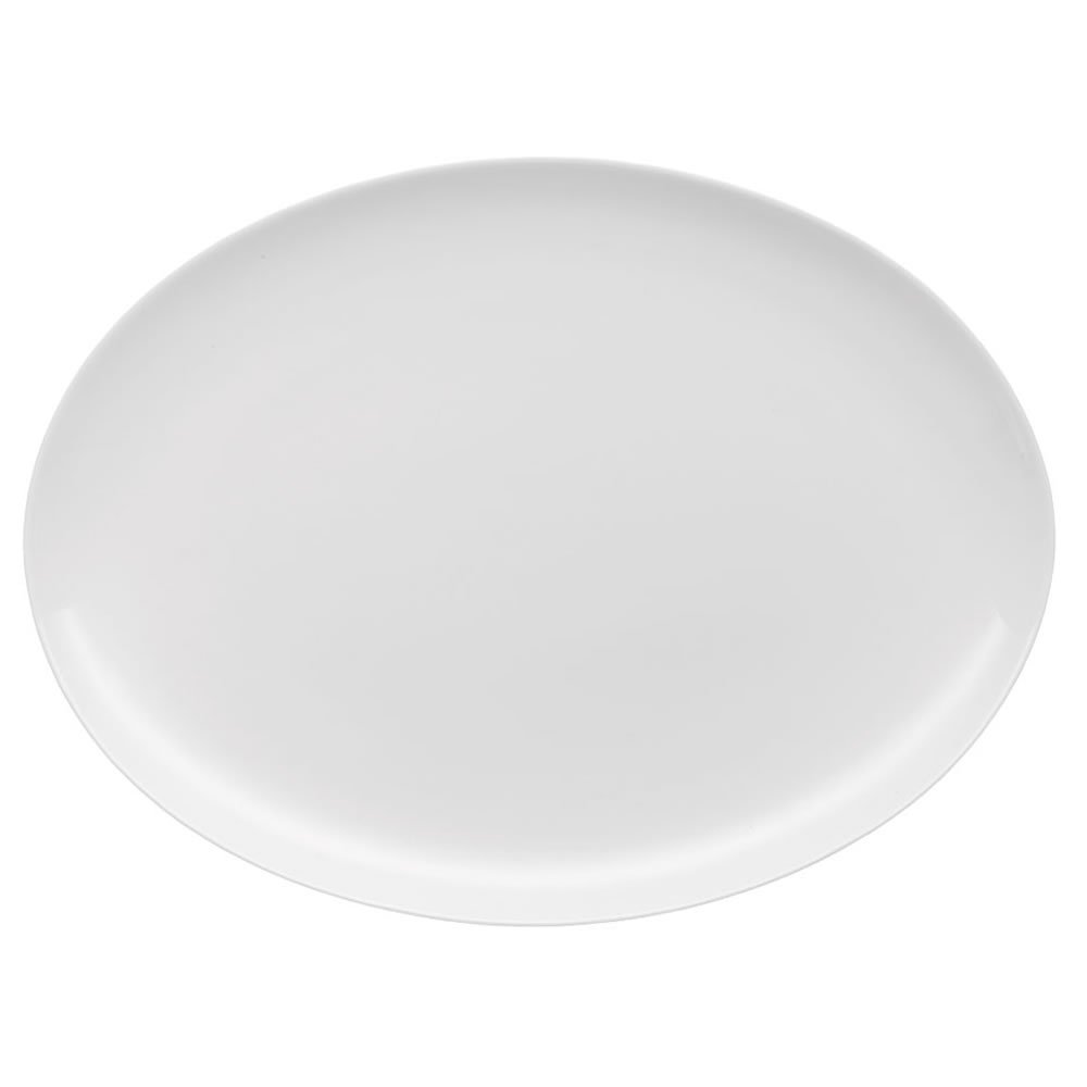 Rosenthal 61040-800001-12730 Jade Platte oval 30 cm, Weiß
