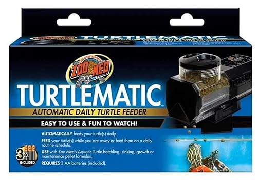 Zoo Med Turtlematic Automatic Daily Turtle Feeder Easy to Use & Fun to Watch