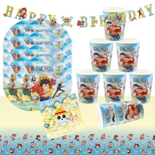 Party-Set Kindergeburtstag Geburtstag Auswahl Mädchen & Jungen Party-Zubehör Geschirr Luftballon (One Piece)
