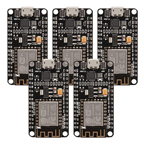 5 x ESP8266 NodeMCU LUA CP2102 ESP-12F Internet WiFi Development Board Serial Wireless Modul Internet für Arduino IDE/Micropython