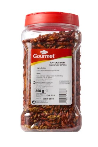 Gourmet - Pimienta de Cayena Rama, Chilli Cayenne Pepper - 350g
