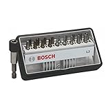Bosch Professional 18+1tlg. Schrauberbit-Set Extra Hart für Security-Torx-, Tri-Wing-, Spanner- und Innenvierkant-Schrauben