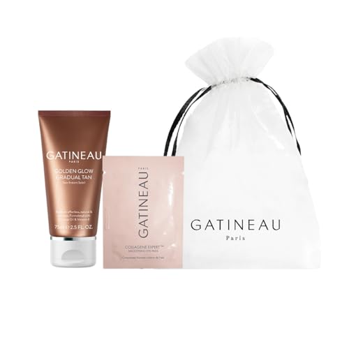 Gatineau - Smooth & Glow Skincare Treats Geschenkset, abgestufte Bräune und kühlende Augenpads