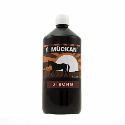 Natusat Mückan Strong Spray -Desodorierender Schutz zur Hautpflege für Pferde (1000 ml) (Vorher Mückan Bremse)