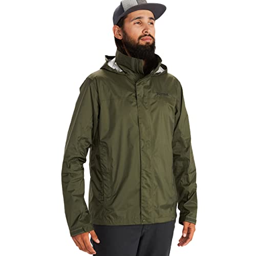 Marmot Herren PreCip Eco Jacket Hardshell Regenjacke, Wasserdicht, Winddicht & Atmungsaktiv, Nori, M