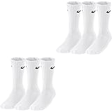 Nike Herren|Damen Socken Sx4508 001, Weiß, XL