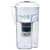 Wasserfilter AcalaQuell® One | Weiss | Aktivkohle Wasserfilter | Höchste Filterleistung - mehrschichtig | BPA-free | ReNaWa® - Technology | Kreiert köstlich schmeckendes, wohltuendes Wasser
