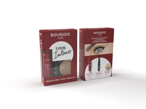Bourjois, Intense Look Kit, Volume Glamour OH OUI Maske + Liner Pinceau 01 + Lidschatten Little Round Pot 04