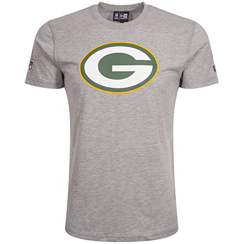 New Era Herren Green Bay Packers T-Shirt, Grau, XXL