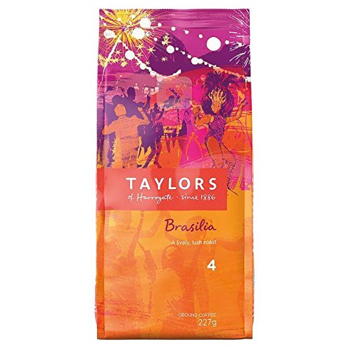 Taylor's Brasilia Brasilianischer Kaffee Ricco 227g Braten (6 Stück)