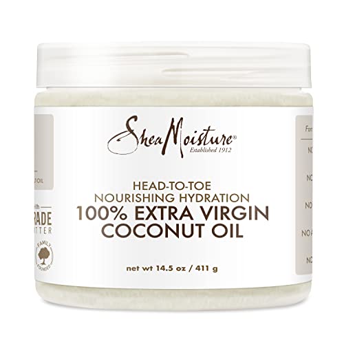 Shea Moisture Head-to-Toe Nourishing Hydration 100% Extra Virgin Coconut Oil 15oz 444ml Körperpflegeöl Körperöl