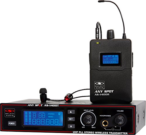 Galaxy Audio AS-1400 Wireless In-Ear Personal Monitor System Code M (516 MHz - 558 MHz)