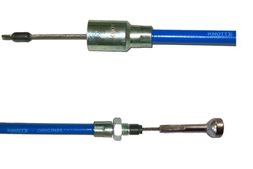 FKAnhängerteile 1 Stück - Knott Bremsseil - Schnellmontage - 980207.17 - HL 1530 mm - GL 1720 mm - Nirosta