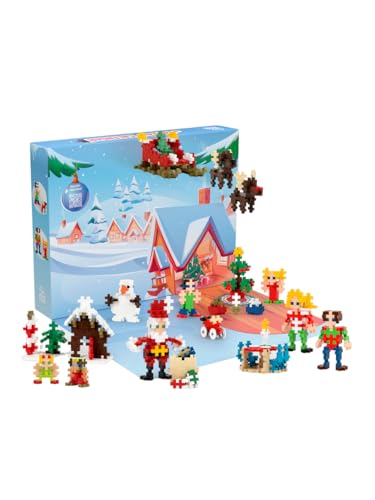 Plus-Plus - Advent Calendar - 600 Stück - Bausteine, BAU, Entwicklendes Spielzeug für Kinder, STEM, STEAM, Produziert in Dänemark