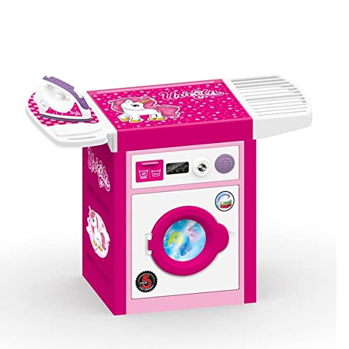 Dolu Einhorn rosa Waschmaschine und Zubehör