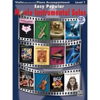 Easy Popular Movie Instrumental Solos, w. Audio-CD, for Violinand Piano Accompaniment