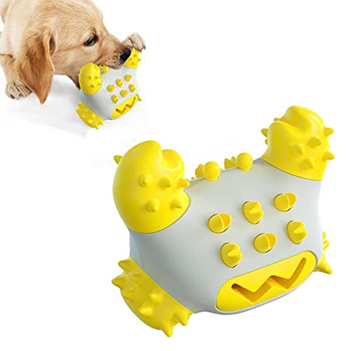 PAPIEEED Interaktives Kauspielzeug für Hunde mit Backenbissreinigung, geeignet für aggressive Hundekauer