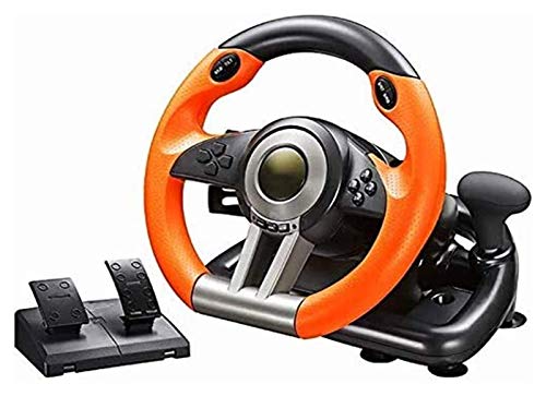PC-Lenkrad Game Racing Wheel - Gaming-Lenkrad mit ansprechendem Pedal - Kompatibel mit X-ONE, PS4, PS3, Schalter, PC-Gaming-Rad