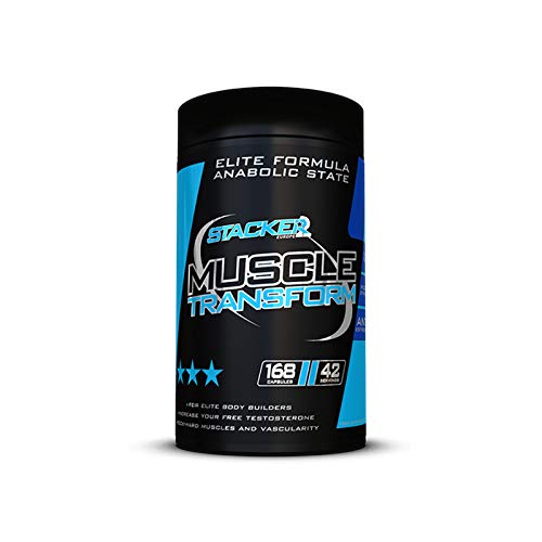 Stacker2 Muscle Transform Testosteronproduktion Testosteron Fitness Diät Muskeln Bodybuilding 168 Kapseln