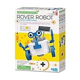 4M 00-03417 68634 Rover Roboter Solar Hybrid-Green Science, Bunt