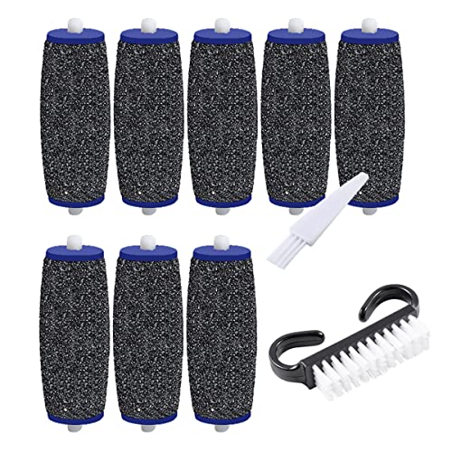 5 Pack Extra Coarse Replacement Rollers For Amope Pedi Refills Electronic Perfect Foot File Pedi Hard Skin Remover Refills Include a clean brush